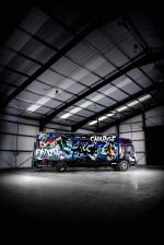 Volvo FL6 Turbo Zone Truck Art Car by Banksy 1988 года